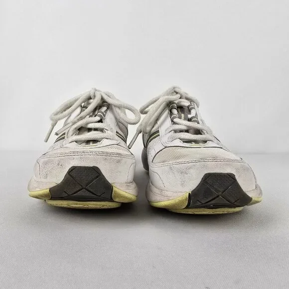 Keds White Lacer Up Runners Size 7 - Picture 3 of 7